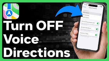 How To Turn Off Voice Directions On Apple Maps