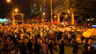 scene after wp rally in sengkang 3 may 2011