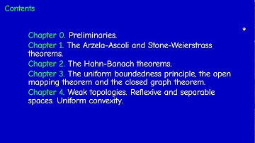 Math400 - Functional Analysis - Course Introduction