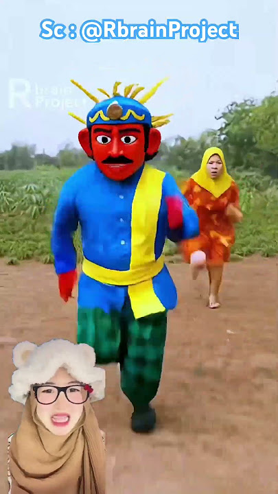 Download lagu Abang Nge Prank Emak Pake Ondel Ondel Lego 😳 @RbrainProject #remix #funny #dubbing