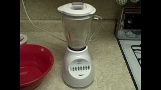 Making Wheat Flour In The Blender