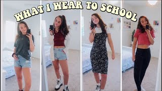 What I wear To School In A Week! | 2019-2020 OOTW | Mandi Grace