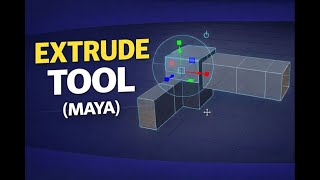 Maya Extrude Tool Explained for Beginners | Clean Modeling Step by Step