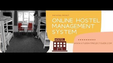 E-Hostel Management System - PHP & MySQL