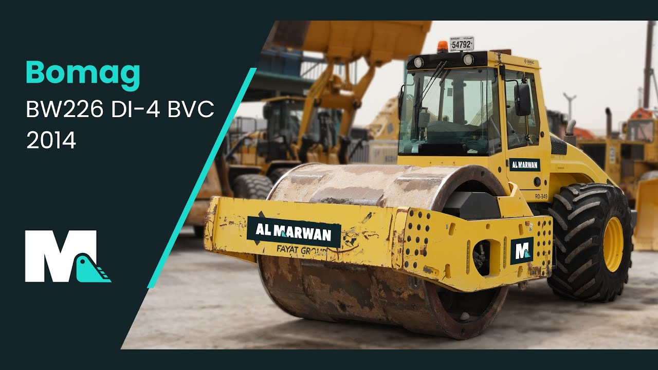 Bomag BW226 DI-4 BVC Single-Drum Roller | 2014