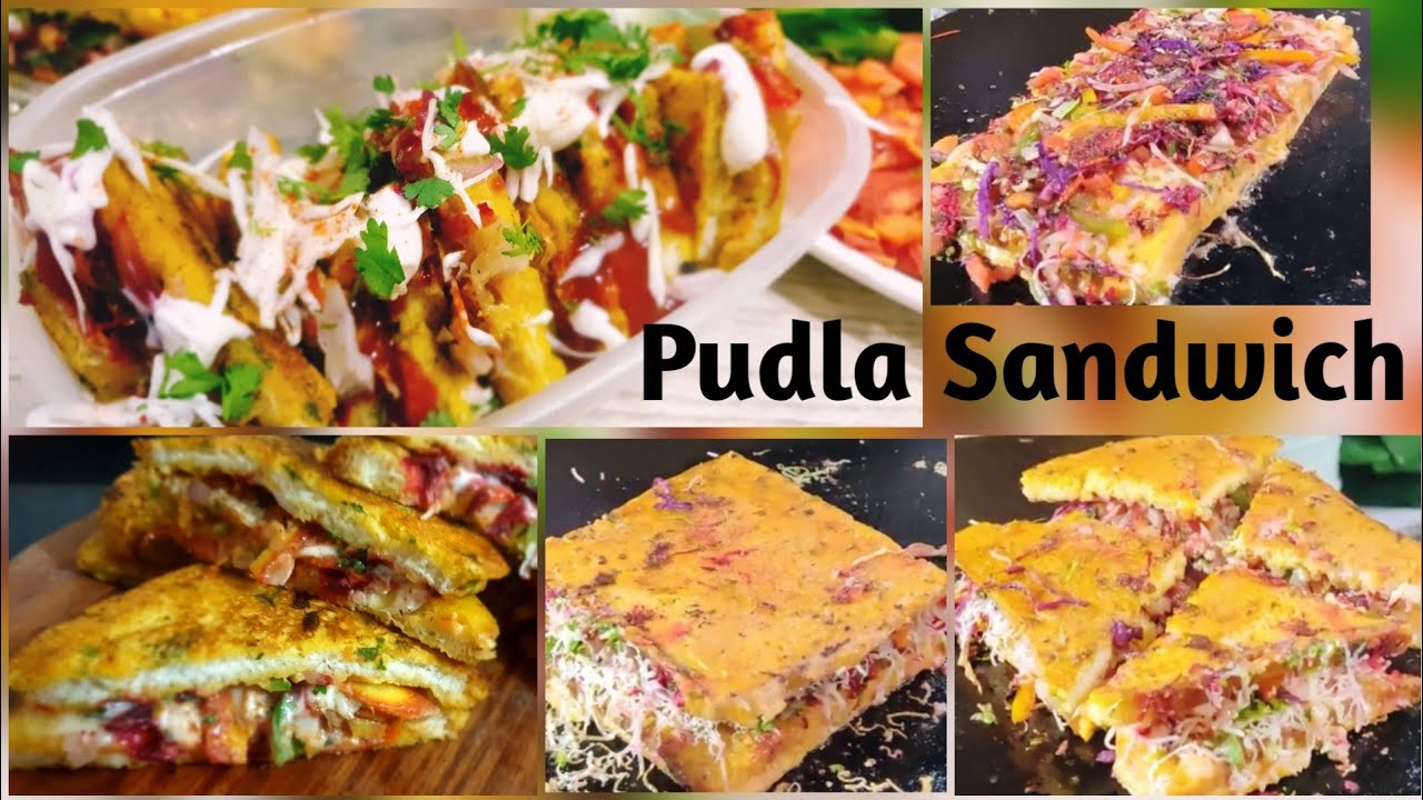 sandwich recipe l sandwich Pudla recipe l Cheese sandwich I Bread pudla
