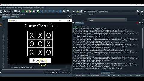 CS50AI 2020 Project 0b Tic Tac Toe ( CS50’s Introduction to Artificial Intelligence with Python )