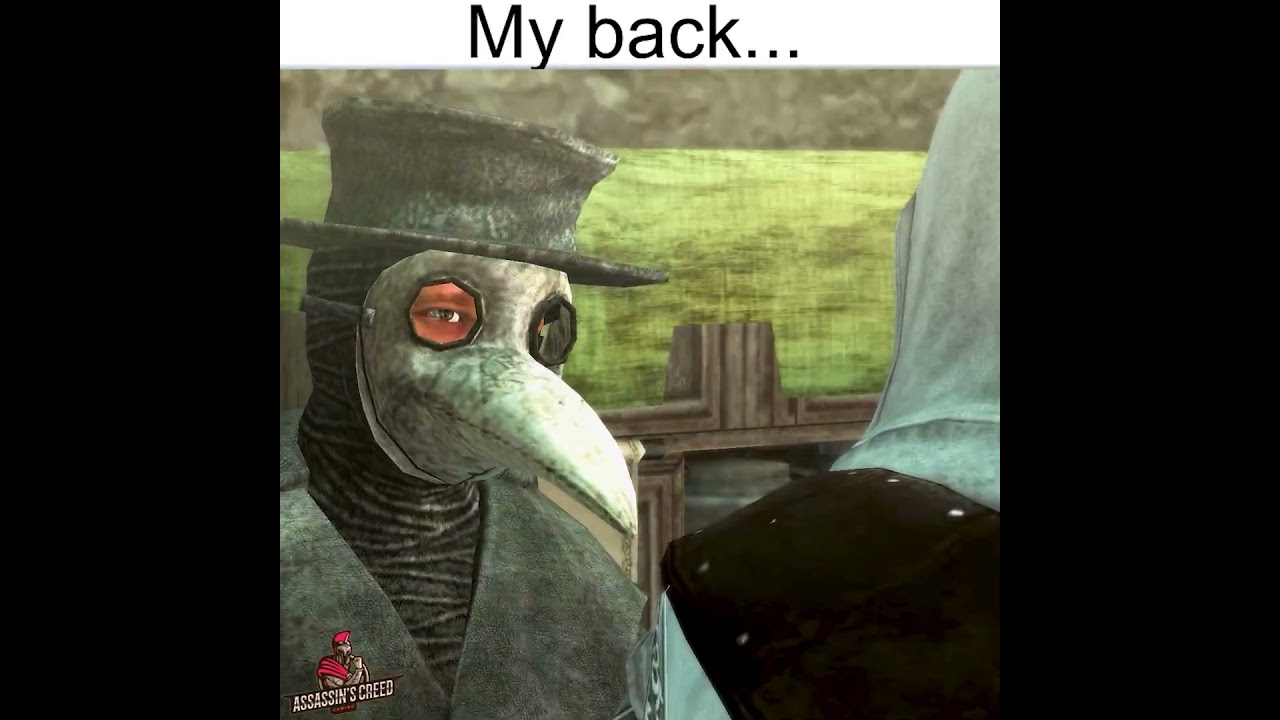 Ezio be like : My back😂🤣 