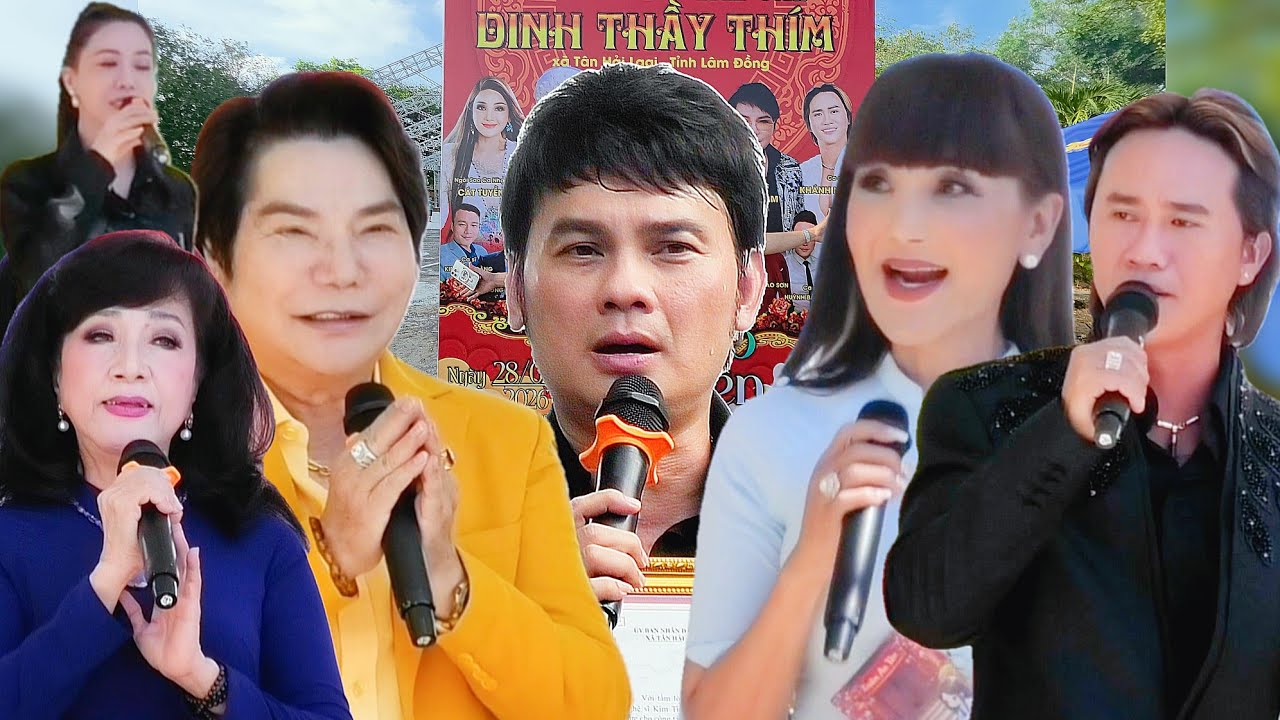 Toàn Cảnh Buổi Phát Gạo Từ Thiện Do NSƯT Kim Tiểu Long Tổ Chức Thật Hoành Tráng Tại Dinh Thầy Thím 