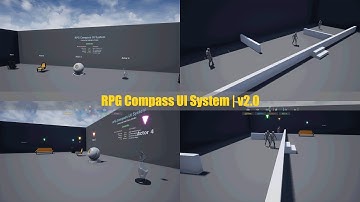 Unreal Engine Marketplace (Fab) | RPG Compass UI System | v2.0