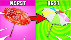 ranking every umbrella from worst to best in fortnite whats the best duration 8 05 - fortnite bronze umbrella