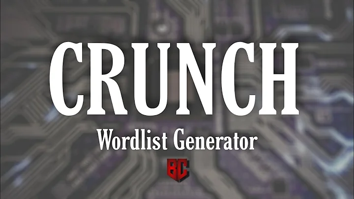 Boost Your Productivity with Crunch: Wordlist Generator