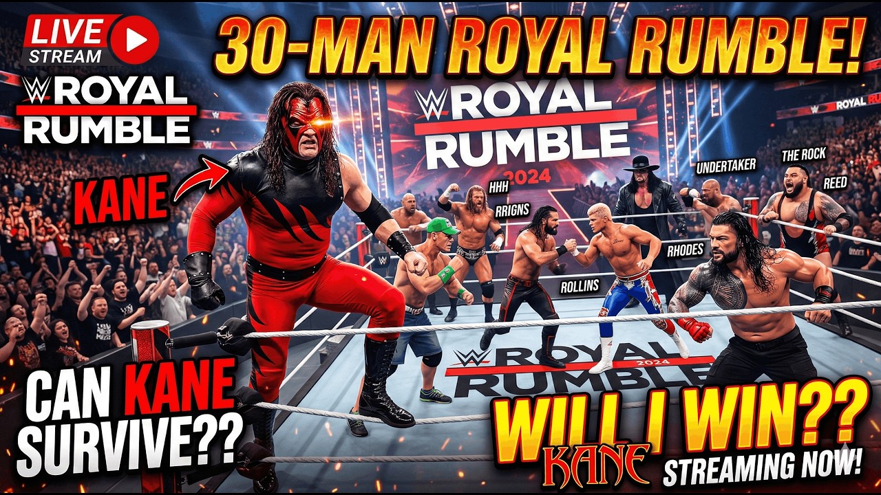 KANE vs THE WORLD! Royal Rumble 2024 (Will I Win??)