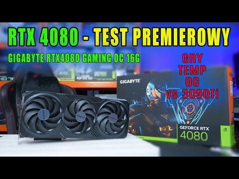 RTX 4080 - test premierowy karty Gigabyte RTX4080 Gaming OC 16G -VBT