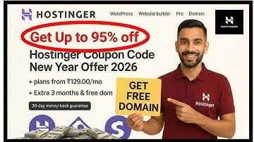 Hostinger Coupon Code || Hostinger Coupon Code 2025 | Hostinger New Year Sale 2026