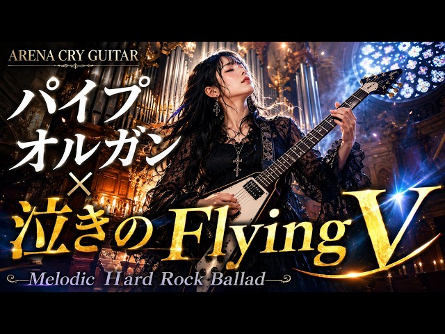 ARENA CRY GUITAR｜パイプオルガンと泣きのFlying V｜メロディアス