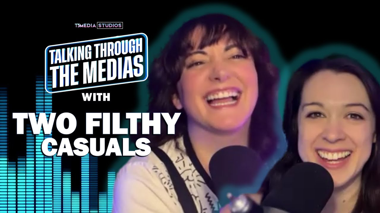 Talking Through The Medias with Two Filty Casuals Thumbnail for Youtube - Kris Carr & Amy Newman