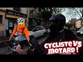 Un cycliste embrouille un motard  accident compilation 2024