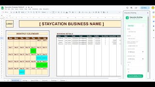 Full Staycation Template Tutorial (Google Sheets) Airbnb Manual Booking System! News