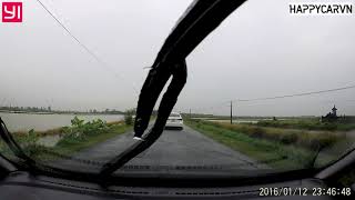 Camera hành trình ghi hình trời mưa screenshot 5