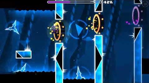 Geometry Dash: Ice Gauntlet #2: Skyward by Chaos (All Coins!!!)