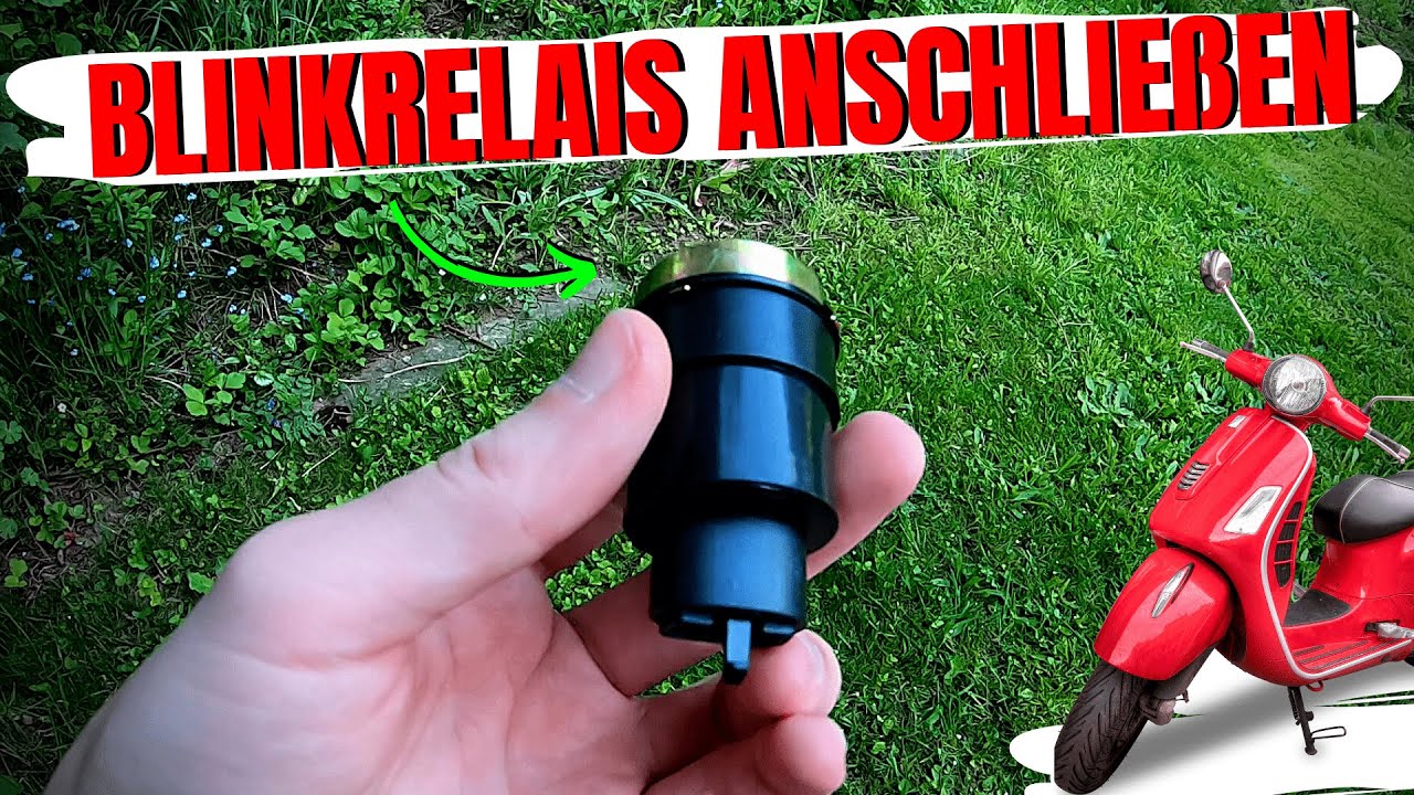 Blinkrelais anschließen - schnell & einfach! | Blinkrelais 3 polig - Blinkgeber beim Roller wechseln
