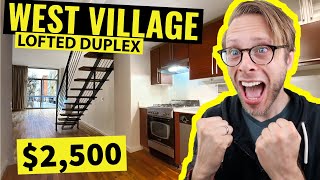 SEE a $2,500 Lofted Duplex in Manhattan’s Gorgeous West Village!
