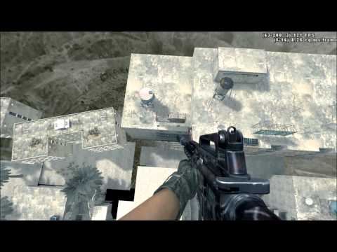 COD4 crash glitch with bounce strafe and elevator