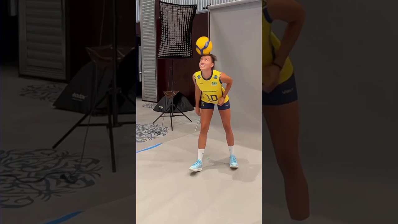 Gabi Guimaraes' incredible football skills - Vnl 2025 