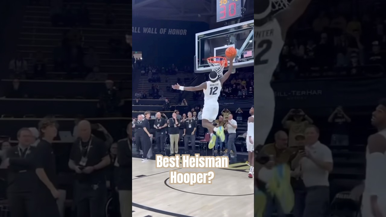 Is Travis Hunter the best hooper among Heisman winners? 