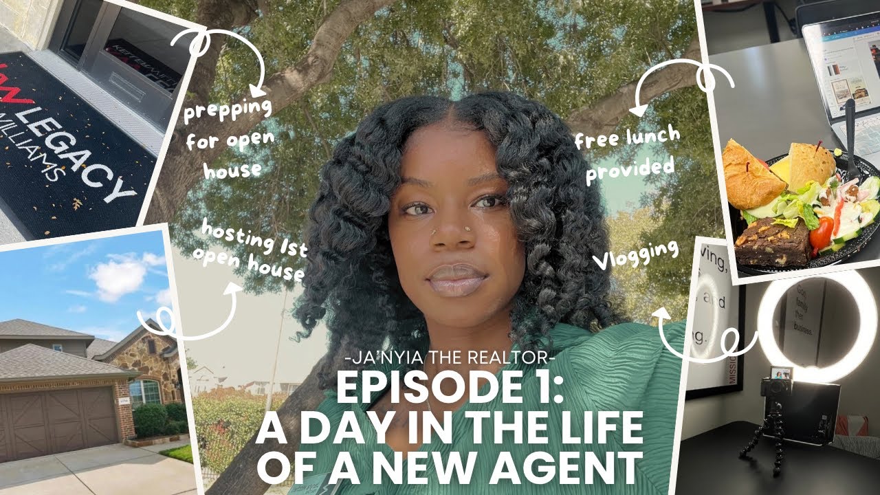 A Day in the Life of a NEW Real Estate Agent | My Real Estate Journey 🎉