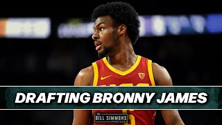 Why It's Likely That Bronny James Will Get Drafted This Summer | The Bill Simmons Podcast