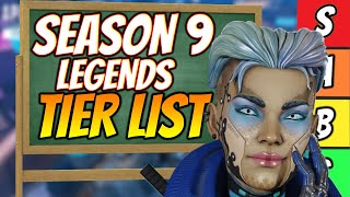 The ONLY Tier List For Season 9 You'll Need (Apex Legends)