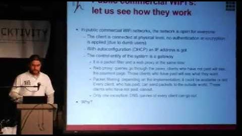 Hacktivity 2010  Using Commercial WiFi Hotspots Free of Charge
