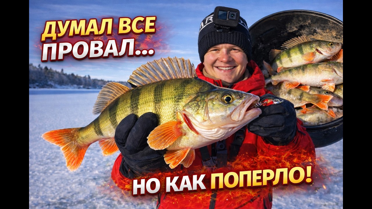 Хотел сворачиваться... и тут началось! Ловля окуня