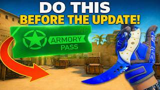 DO THIS BEFORE THE ARMORY PASS UPDATE!