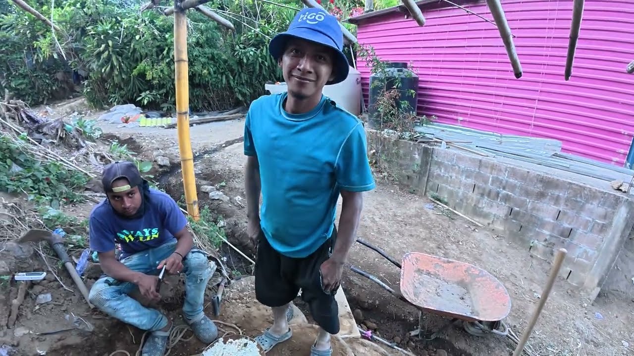 Nueva CONSTRUCCIÓN | FINALIZAMOS la fosa séptica para letrina en El Salvador 🇸🇻 