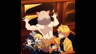 Zenitsu and Inosuke// funniest duo😂😂 mio mako meme #kny #zenitsu #inosuke #miomao #demonslayer