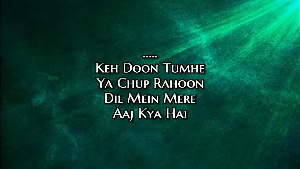 Keh Doon Tumhe Remix Lyrics Dj Aqeel