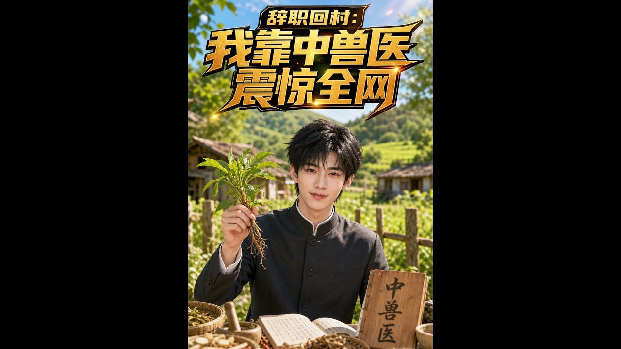 【一口气看完】《辞职回村：我靠中兽医震惊全网》#短剧 #AI短剧 #逆袭 #drama #爽剧 #鲨鱼先生