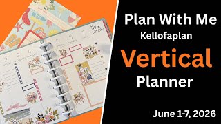 Plan With Me | Vertical Planner | June 1-7, 2026