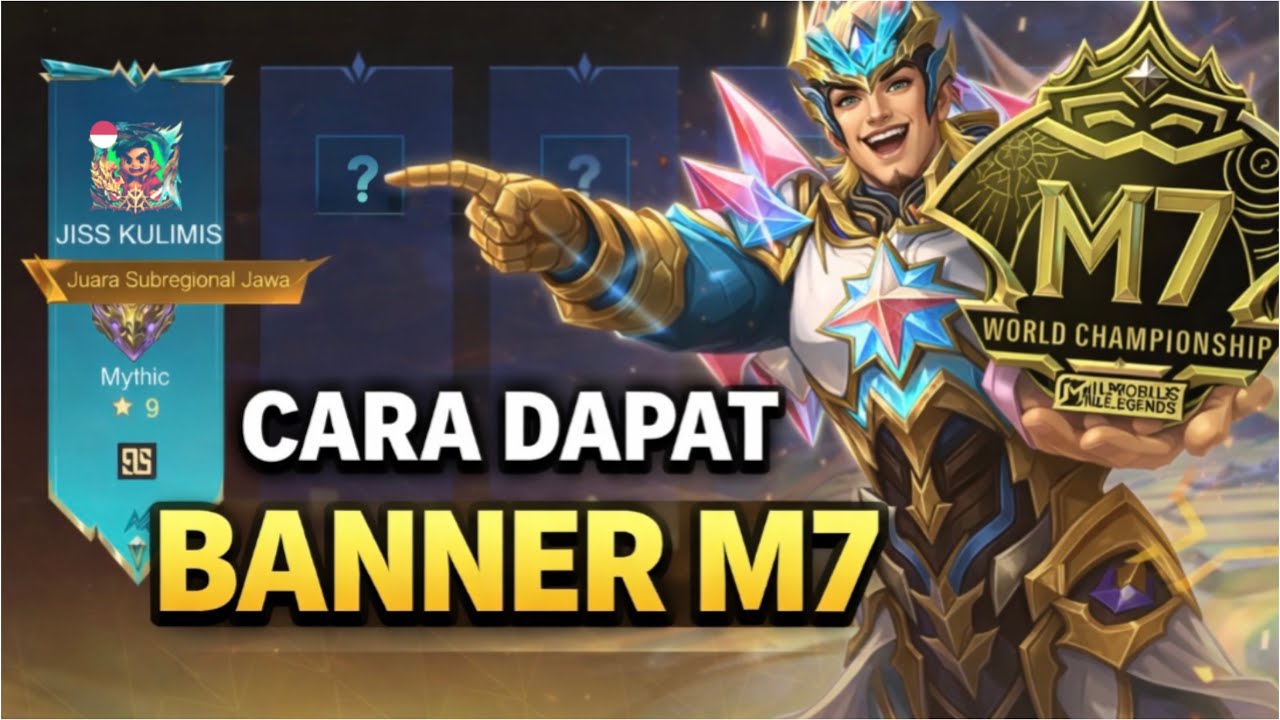 CARA DAPAT BANNER LOBBY RADIANT EDGE GRATIS DI EVENT M7 MOBILE LEGENDS‼️
