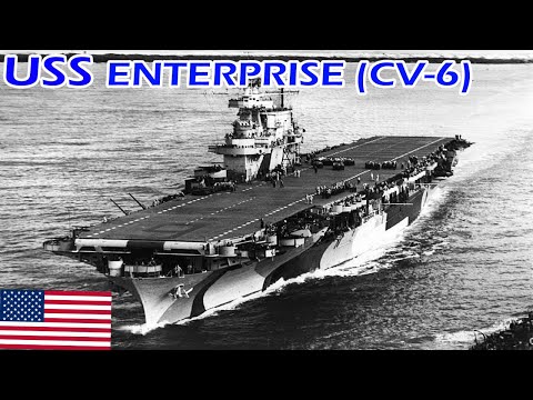 USS Enterprise (CV-6) เรือบรรทุกเครื่องบินจอมบู๊ ลุยเเทบทุกสมรภูมิ(WW2)