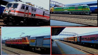 At gunadala railway station || high speed trains || 5trains || highlights ||crossing || vtvlogs ||