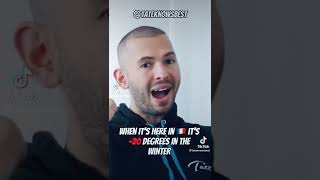 andrew Tate explains why he sleeps with the window open.