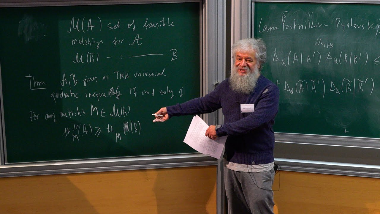 Gleb Koshevoy - On Universal Quadratic Inequalities for Minors of TNN Matrices