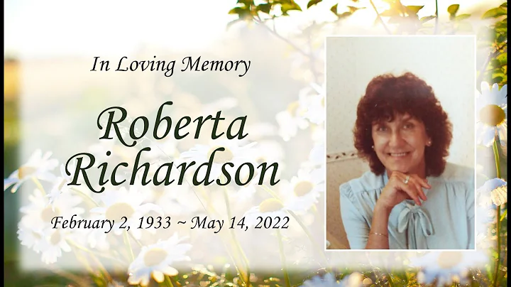 Bobbie (Roberta Audrey) Richardson Memorial Service