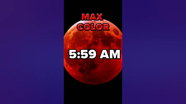 MUST SEE: Last Blood Moon in the U.S. until 2025! #shorts - DayDayNews