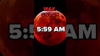 MUST SEE: Last Blood Moon in the U.S. until 2025! #shorts screenshot 1