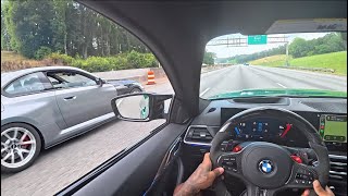 POV BMW M4 & BMW M2 CUTTING UP IN TRAFFIC‼️